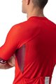 CASTELLI Koszulka kolarska z krótkim rękawem - ENTRATA VI - bordowy/czerwony