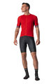 CASTELLI Koszulka kolarska z krótkim rękawem - ENTRATA VI - bordowy/czerwony