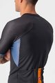 CASTELLI Koszulka kolarska z krótkim rękawem - ENTRATA VI - niebieski/pomarańczowy/czarny