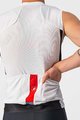 CASTELLI Koszulka kolarska bez rękawów - ENTRATA VI - kość słoniowa