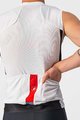 CASTELLI Koszulka kolarska bez rękawów - ENTRATA VI - kość słoniowa