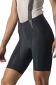 CASTELLI Krótkie spodnie kolarskie z szelkami - FREE AERO RC LADY - czarny