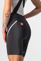 CASTELLI Krótkie spodnie kolarskie z szelkami - VELOCISSIMA 3 LADY - czarny
