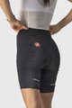 CASTELLI Krótkie spodnie kolarskie bez szelek - VELOCISSIMA 3 LADY - czarny