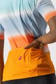 CASTELLI Koszulka kolarska z krótkim rękawem - DOLCE LADY - pomarańczowy/niebieski