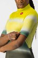 CASTELLI Koszulka kolarska z krótkim rękawem - DOLCE LADY - zielony/żółty