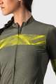 CASTELLI Koszulka kolarska z krótkim rękawem - FENICE LADY - żółty/zielony
