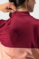 CASTELLI Koszulka kolarska z krótkim rękawem - VELOCISSIMA LADY - bordowy/różowy