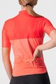 CASTELLI Koszulka kolarska z krótkim rękawem - VELOCISSIMA LADY - różowy/pomarańczowy