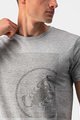 CASTELLI Kolarska koszulka z krótkim rękawem - SCORPION TEE - szary