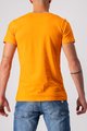 CASTELLI Kolarska koszulka z krótkim rękawem - SCORPION TEE - pomarańczowy