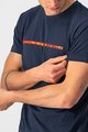 CASTELLI Kolarska koszulka z krótkim rękawem - VENTAGLIO TEE - niebieski