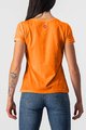 CASTELLI Kolarska koszulka z krótkim rękawem - BELLAGIO TEE LADY - pomarańczowy
