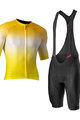 CASTELLI Krótka koszulka kolarska i spodenki - AERO RACE 6.0 - żółty/czarny