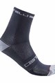 CASTELLI Kolarskie klasyczne skarpetki - SUPERLEGGER T 12 - niebieski