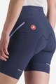 CASTELLI Krótkie spodnie kolarskie bez szelek - VELOCISSIMA 3 LADY - niebieski