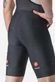 CASTELLI Krótkie spodnie kolarskie z szelkami - ENTRATA 2 - czarny