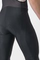 CASTELLI Krótkie spodnie kolarskie z szelkami - ENTRATA 2 3/4 - czarny