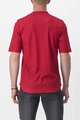 CASTELLI Koszulka kolarska z krótkim rękawem - TRAIL TECH 2 - czerwony