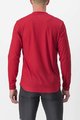 CASTELLI Letnia koszulka kolarska z długim rękawem - TRAIL TECH 2 - czerwony