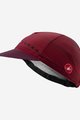 CASTELLI Czapka kolarska - ROSSO CORSA - bordowy