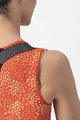 CASTELLI Kolarski bezrękawnik - PRO MESH 4 W LADY - pomarańczowy