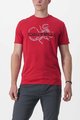 CASTELLI Kolarska koszulka z krótkim rękawem - FINALE TEE - czerwony