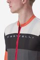 CASTELLI Koszulka kolarska z krótkim rękawem - SEZIONE - szary/czarny/pomarańczowy