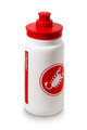 CASTELLI Bidon kolarski - SUMMER 550 ML - czerwony/biały