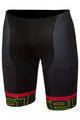 CASTELLI Krótkie spodnie kolarskie bez szelek - VOLO - żółty/czarny/czerwony