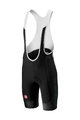 CASTELLI Krótkie spodnie kolarskie z szelkami - EVOLUZIONE 2.0 - niebieski/czarny