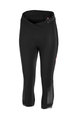 CASTELLI Kolarskie spodnie 3/4 bez szelek - VISTA LADY - czarny