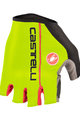 CASTELLI Kolarskie rękawiczki z krótkimi palcami - CIRCUITO - żółty/czerwony