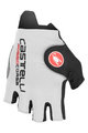 CASTELLI Kolarskie rękawiczki z krótkimi palcami - ROSSO CORSA PRO - biały