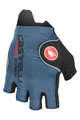 CASTELLI Kolarskie rękawiczki z krótkimi palcami - ROSSO CORSA PRO - niebieski