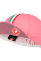 CASTELLI Czapka kolarska - ROSSO CORSA  - różowy
