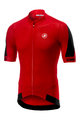 CASTELLI Koszulka kolarska z krótkim rękawem - VOLATA 2.0 - czarny/czerwony