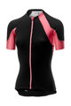CASTELLI Koszulka kolarska z krótkim rękawem - SCHEGGIA 2.0 LADY - różowy/czarny