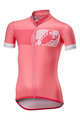 CASTELLI Koszulka kolarska z krótkim rękawem - FUTURE RACER KIDS - różowy