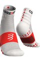 COMPRESSPORT Kolarskie klasyczne skarpetki - TRAINING - biały