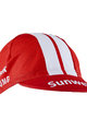 Czapka kolarska - SUNWEB 2019  - biały/czerwony