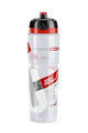 ELITE Bidon kolarski - MAXICORSA 1000 ML - czerwony/przezroczysty