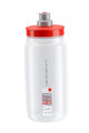 Bidon kolarski - FLY 550 ml  - czerwony/przezroczysty