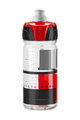Bidon kolarski - CRYSTAL OMBRA 550 ml - przezroczysty/czerwony/czarny