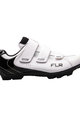 FLR Buty rowerowe - F55 MTB - biały/czarny