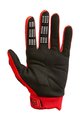 FOX Kolarskie rękawiczki z długimi palcami - DIRTPAW GLOVE - czarny/czerwony