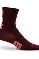 FOX Kolarskie klasyczne skarpetki - FLEXAIR MERINO LADY - bordowy