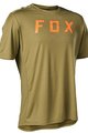 FOX Koszulka kolarska z krótkim rękawem - RANGER MOTH - brązowy