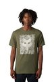 FOX Kolarska koszulka z krótkim rękawem - AUXLRY - zielony