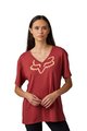 FOX Kolarska koszulka z krótkim rękawem - BOUNDARY LADY - czerwony